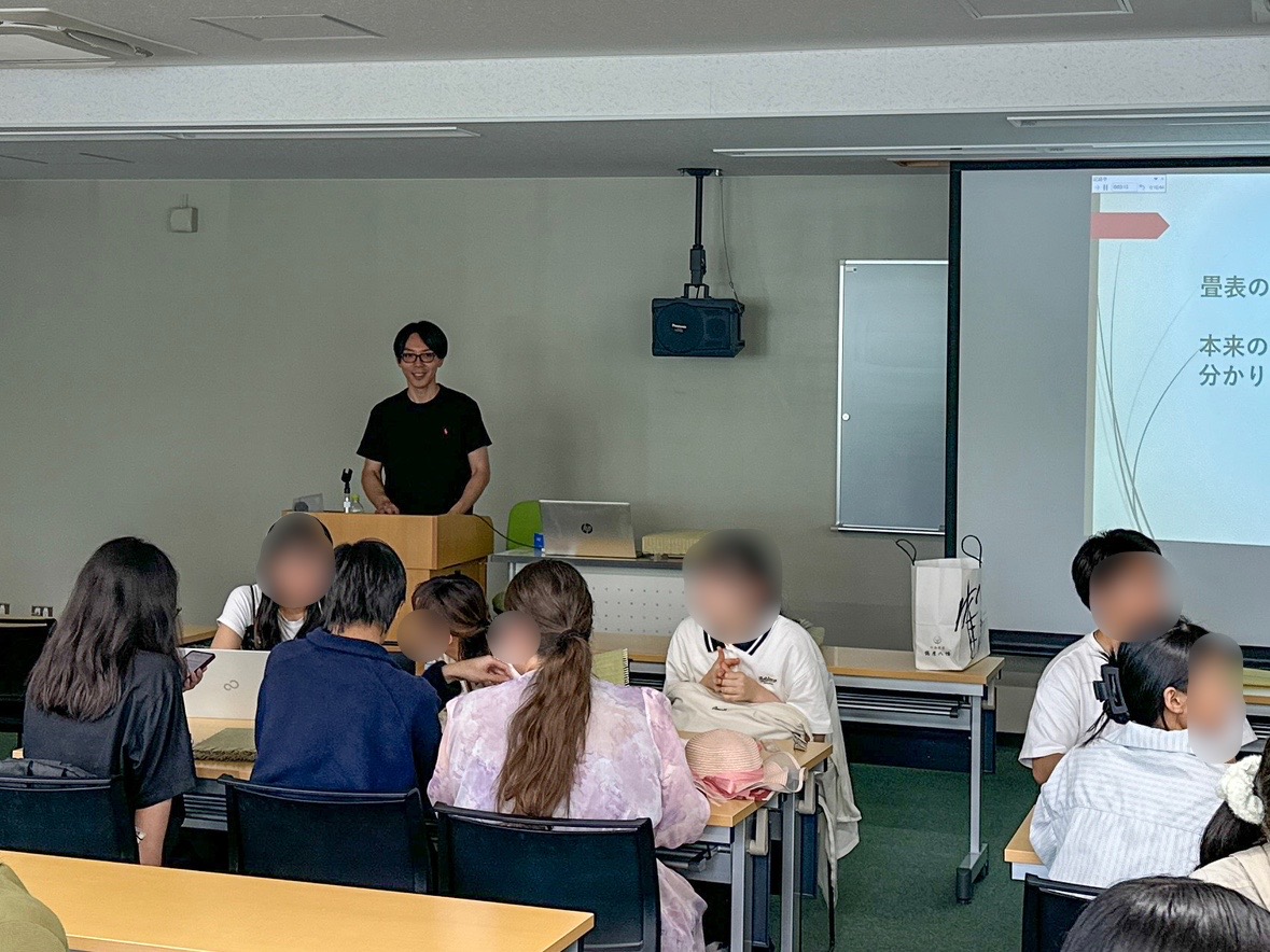 和歌山の畳屋 山本祥太 和歌山大学たたみ講義